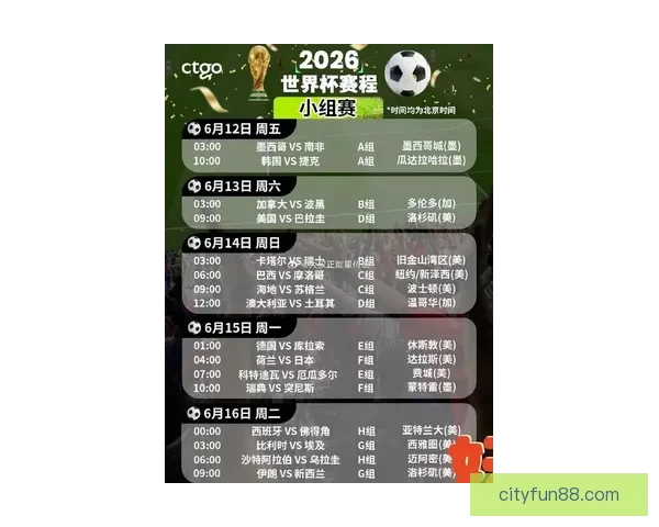 2026世界杯精彩赛事在线观看指南及全程直播攻略